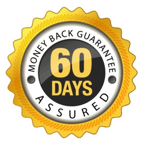 Customer satisfaction guarantee with 60 day refund policy