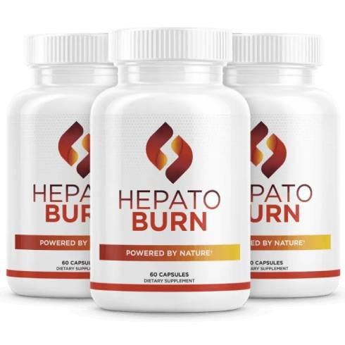 How HepatoBurn works illustration explaining dietary supplement process
